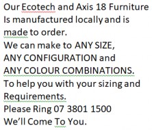 Ecotech And Axis 18 Furniture